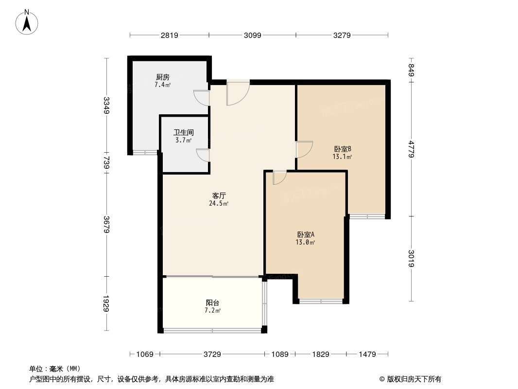 户型图1/2