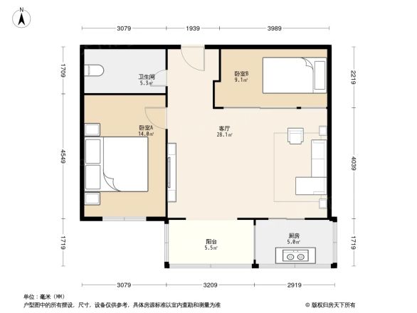 金源北里户型图