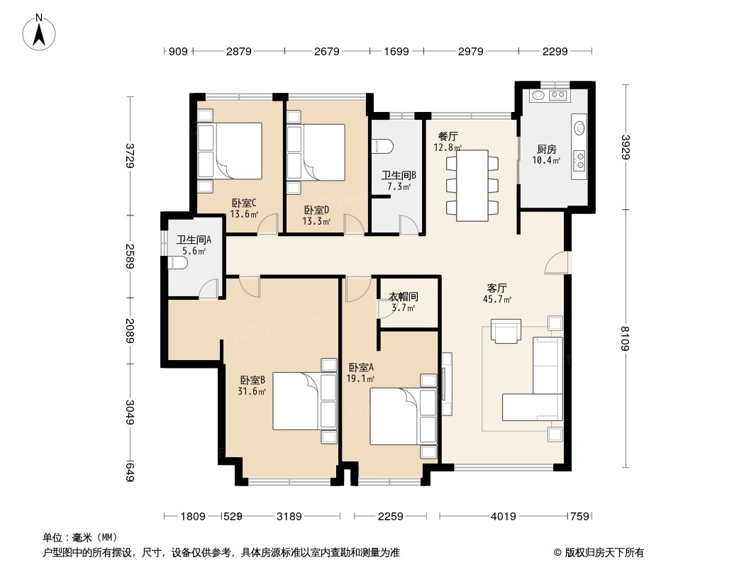 户型图1/2