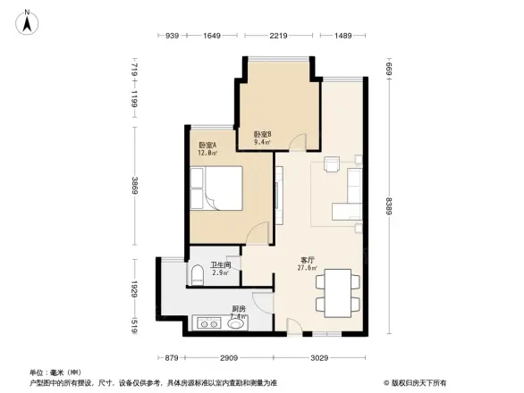 幸福珺湾户型图