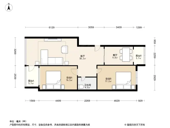 绿色新苑户型图