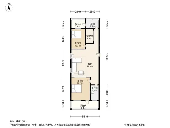 历东花园户型图