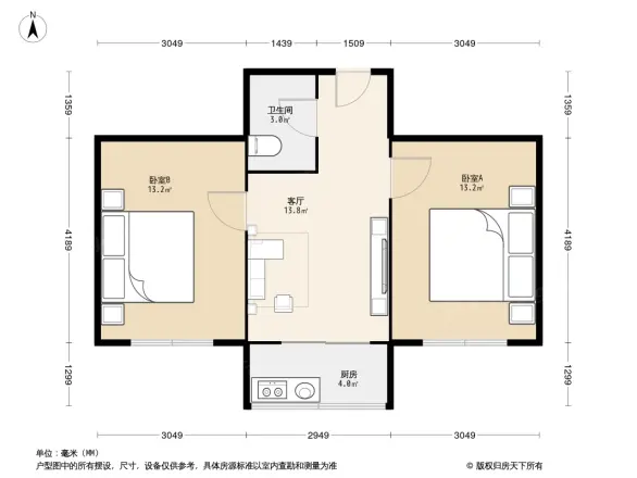 泰安花园户型图