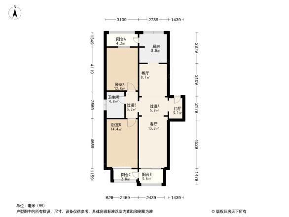 华丽山庄户型图