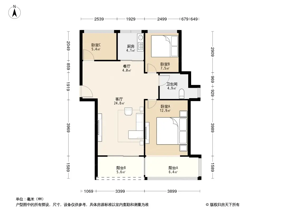 振业峦山谷户型图片