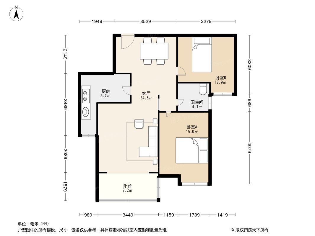 户型图1/2