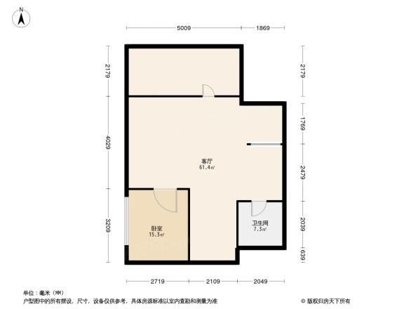大连时代购物广场户型图