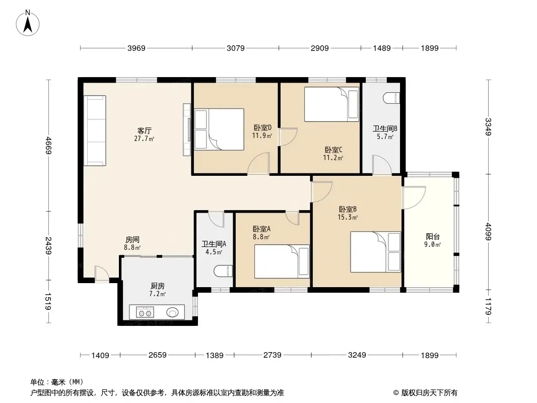 雅居园平面图图片