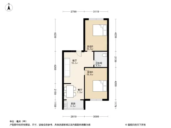 泰安花园户型图