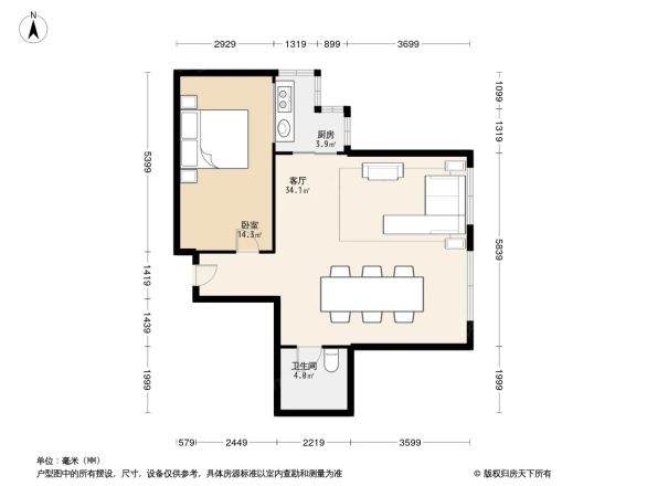 收获公寓户型图