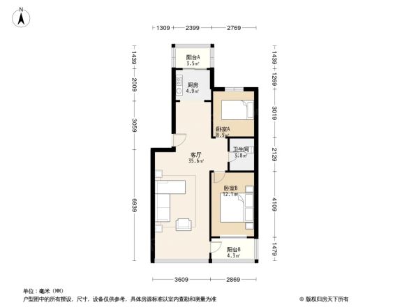 东山花园户型图