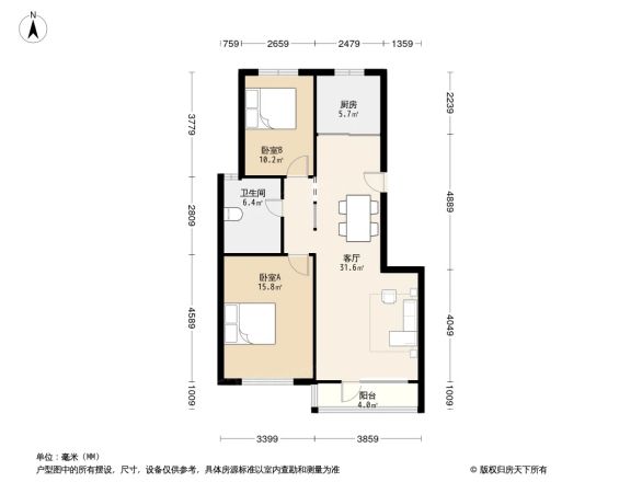 亿达世纪城户型图