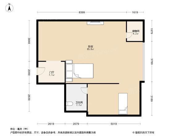 大连时代购物广场户型图