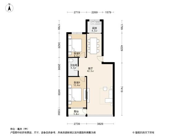 东山花园户型图