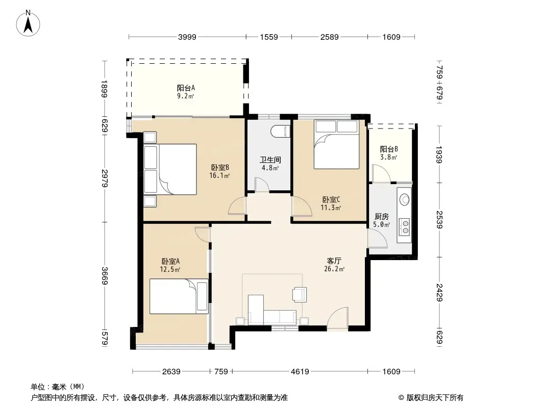 振业峦山谷户型图片