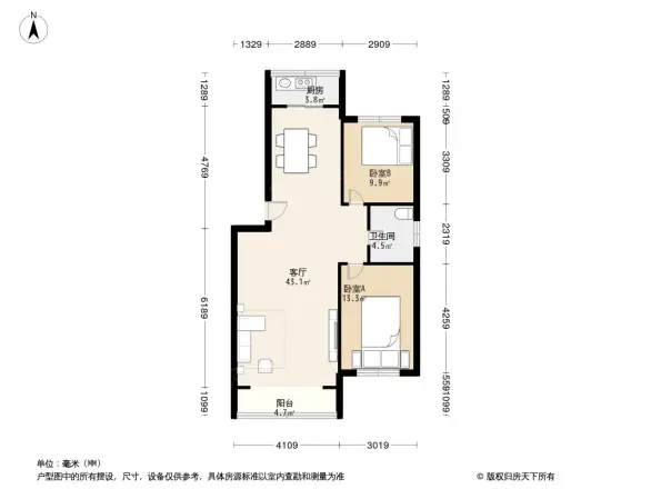 泰安花园户型图