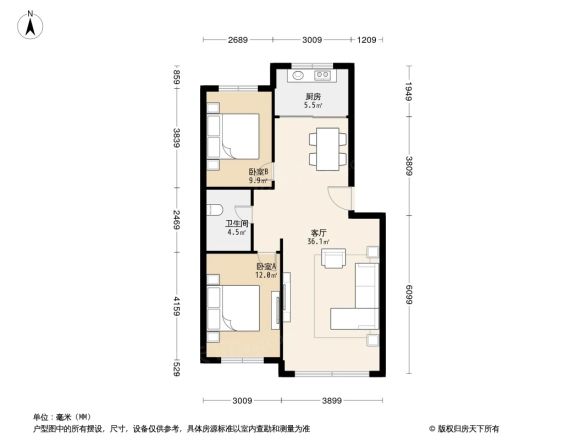 东山花园户型图