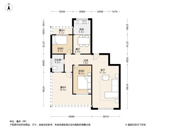 东山花园户型图