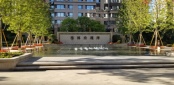 园区喷泉广场实景图