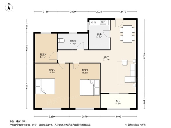 当代MOMΛ户型图
