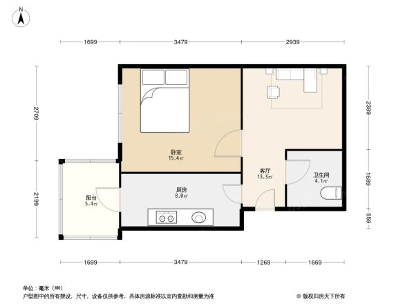 东铁花园户型图