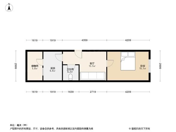 东铁花园户型图