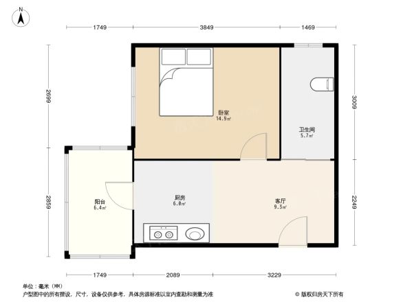 东铁花园户型图