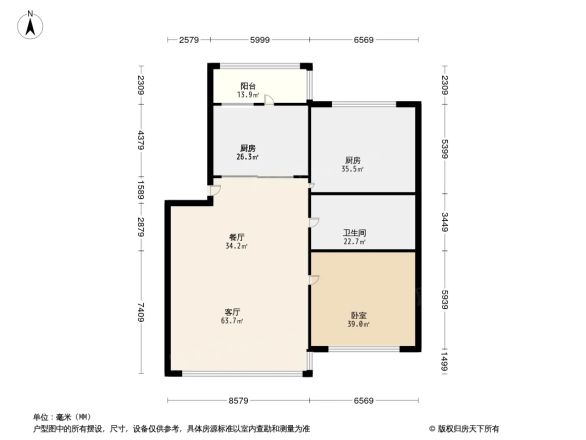 香山小区户型图
