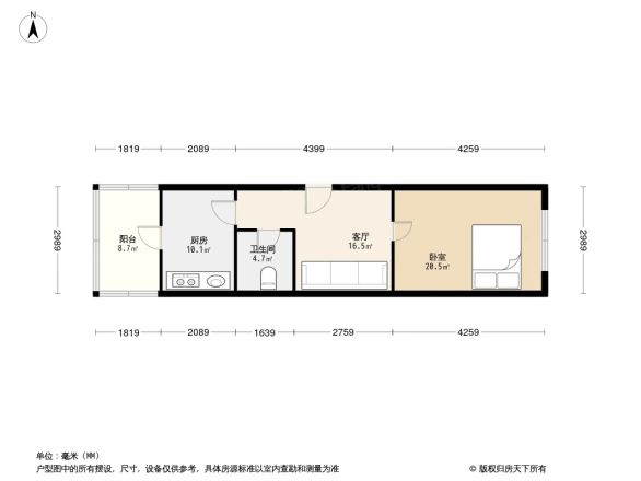 东铁花园户型图