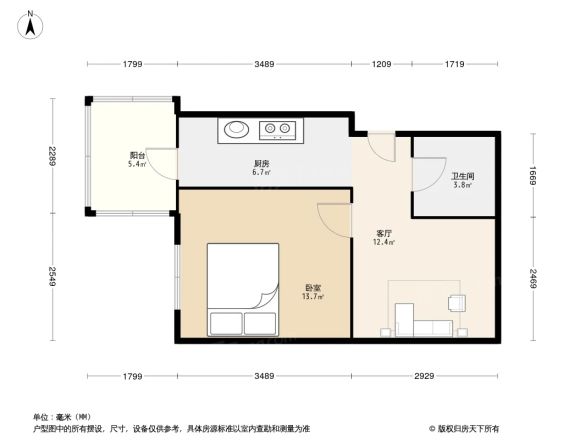 东铁花园户型图