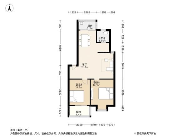 风景苑户型图