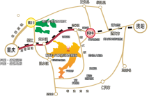 桐梓·兴茂国际旅游度假区交通图