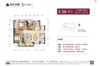 1/16栋C户型建面103平