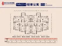 长春恒大文化旅游城轻奢公寓平层户型