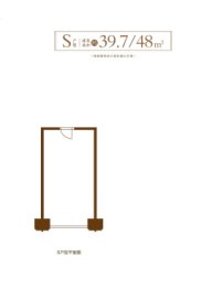 镜湖之星1室1厅1厨1卫建面39.00㎡