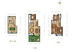 天安华府4室3厅1厨4卫建面271.00㎡