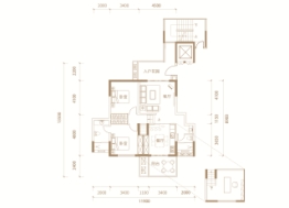 官塘学院小镇3室2厅1厨2卫建面105.00㎡