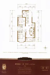 北湖十六峯2室2厅1厨1卫建面93.31㎡