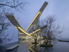 悦来旭辉出品玻璃幕墙外立面横厅洋楼安心出售