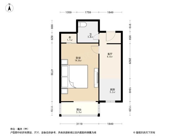 东大桥路户型图