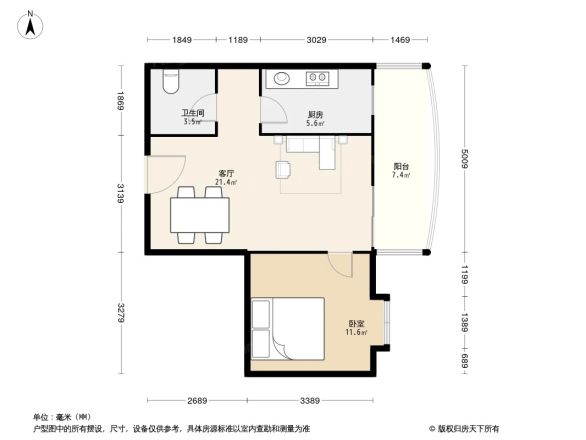 倚山嘉园户型图