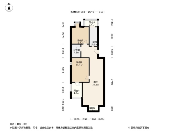 桃花岛户型图