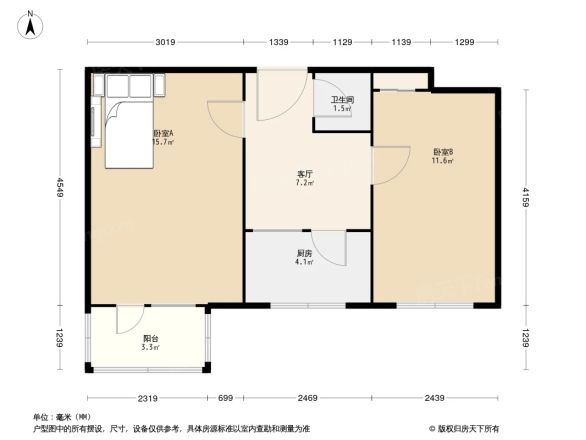 太平街5号户型图