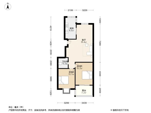 百通馨苑二区户型图