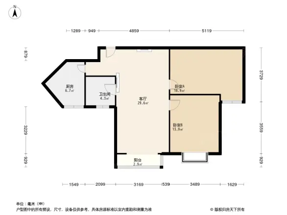 世纪城时雨园户型图