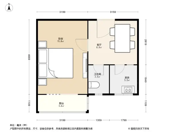 花北西社区户型图