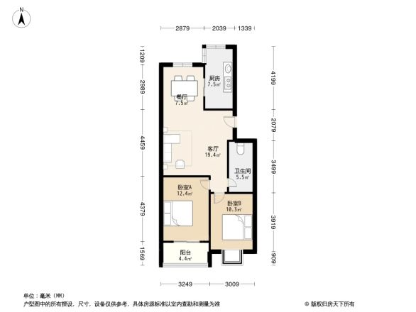 百通馨苑二区户型图