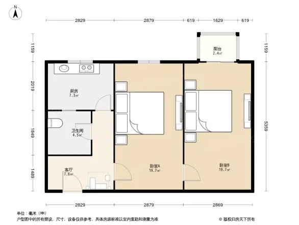 朝阳庵小区户型图