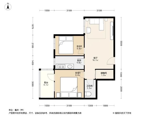 高梁桥斜街户型图