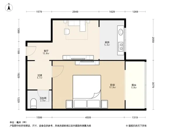 白云路7号院户型图